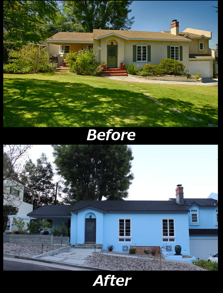 Front Yard - Before and After
