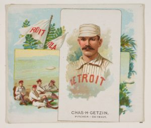 "Pretzels" Getzien, Pitcher, Detroit Wolverines