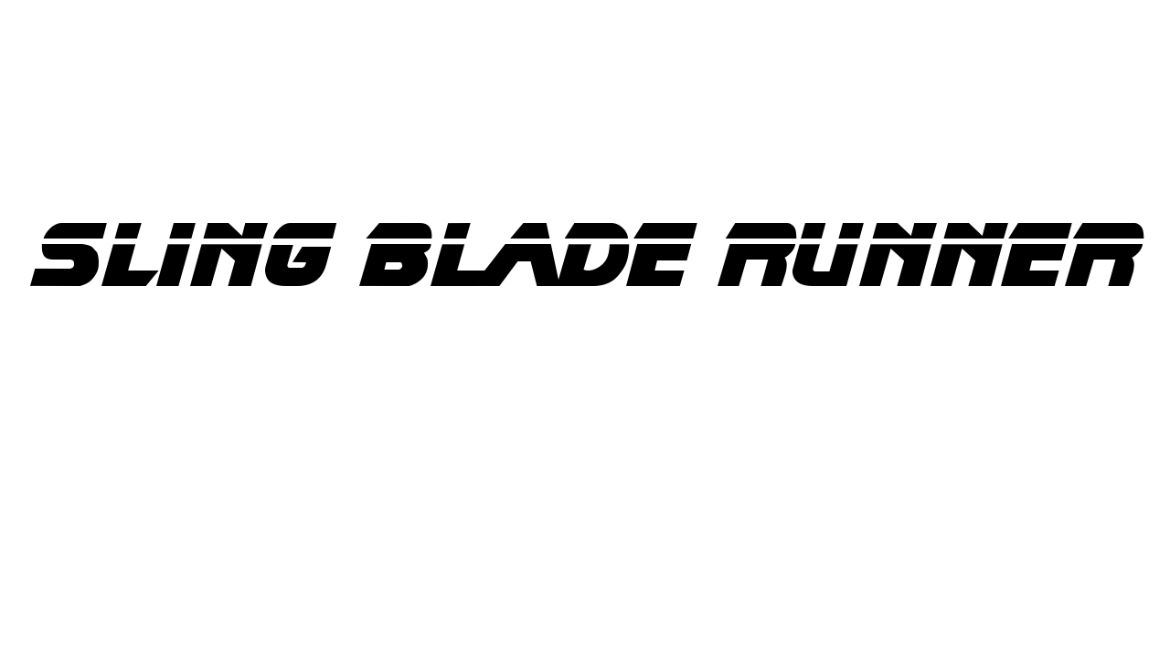 Sling Blade Runner logo