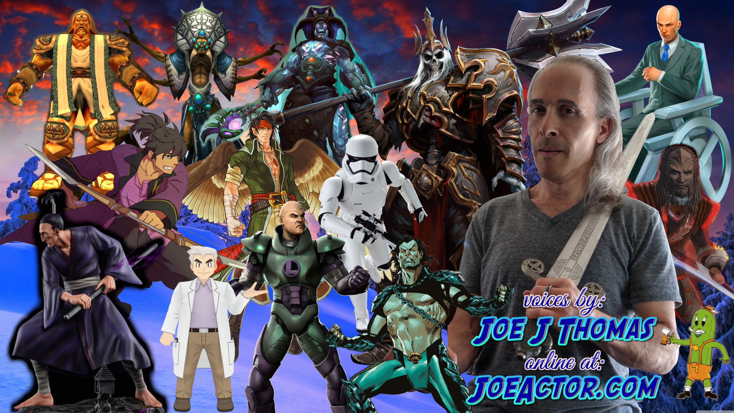 Joe J Thomas: Characters (JoeActor.com)